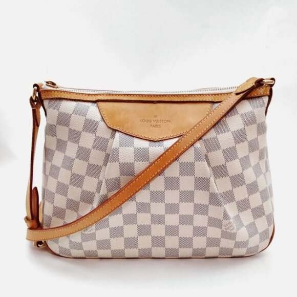 LOUIS VUITTON Damier Azur Siracusa PM - Picture 1 of 9
